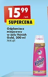 Biedronka Odplamiacz w żelu do koloru vanish gold oxi action oferta
