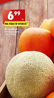 Biedronka Grapefruit różowy oferta