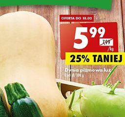 Biedronka Dynia piżmowa oferta
