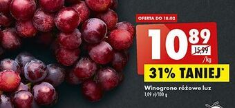 Biedronka Winogrona różowe oferta