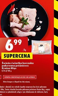 Biedronka Ćwiartka z kurczaka świeża kraina mięs oferta