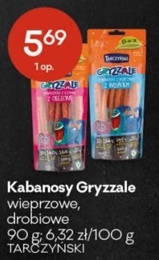 Groszek Tarczyński Kabanosy Gryzzale 90g oferta
