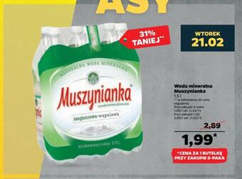 Netto Woda mineralna muszynianka oferta