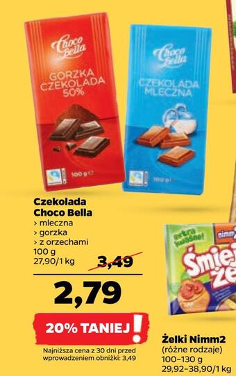 Netto Czekolada choco bella oferta