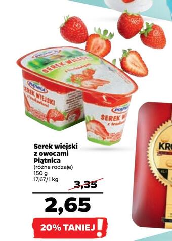Netto Serek wiejski z owocami piątnica oferta