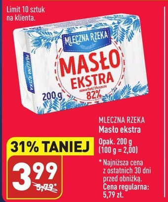 ALDI Masło mleczna rzeka oferta