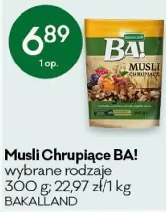 Groszek Bakalland musli chrupiące BA! 300g oferta