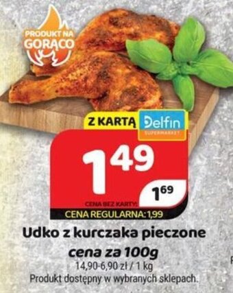Delfin Udko z kurczaka pieczone 100g oferta