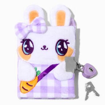 Claire's Claire's club bunny carrot mini plush lock diary oferta