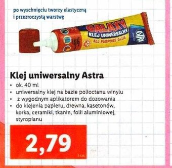 Lidl Klej uniwersalny Astra oferta