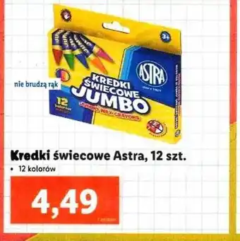 Lidl Kredki świecowe Astra 12szt. oferta