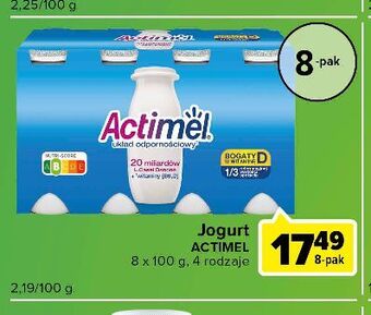 Carrefour Express Jogurt classic danone actimel oferta
