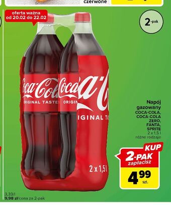 Carrefour Express Napój coca-cola zero oferta