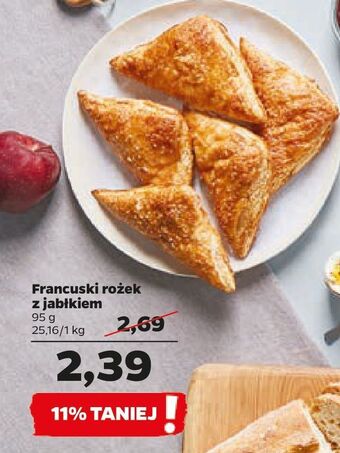 Netto Rożek francuski z jabłkiem aryzta oferta