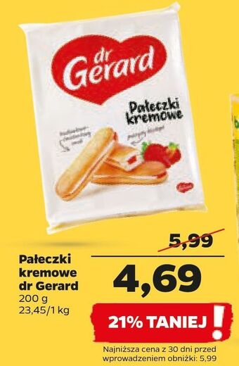 Netto Pałeczki kremowe śmietanka & truskawka dr gerard oferta
