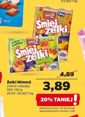 Netto Żelki kwaśne nimm2 śmiejżelki oferta