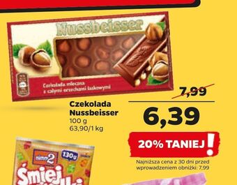 Netto Czekolada mleczna z całymi orzechami alpen gold nussbeisser oferta