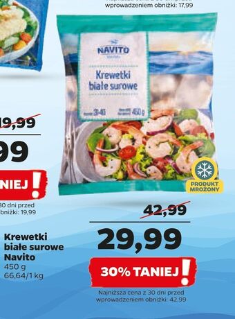 Netto Krewetki białe navito oferta