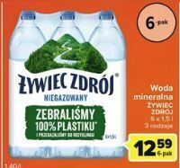 Globi Woda niegazowana żywiec zdrój oferta