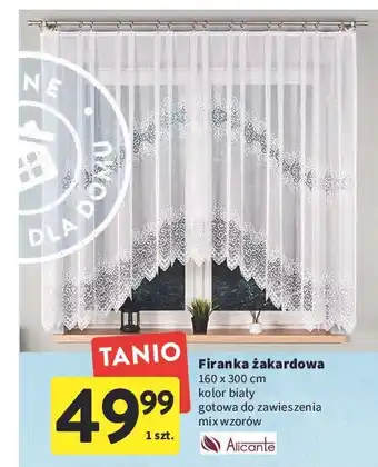 Intermarche Firana żakardowa 160 x 300 cm alicante oferta