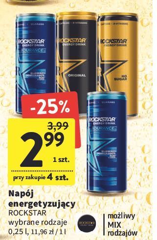 Intermarche Napój energetyczny original rockstar energy drink oferta