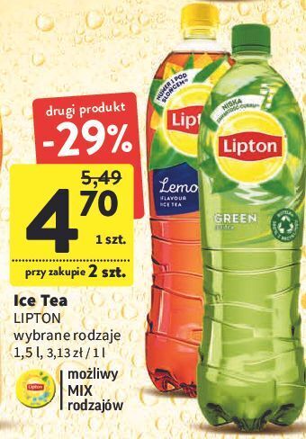 Intermarche Herbata mrożona lemon lipton ice tea oferta