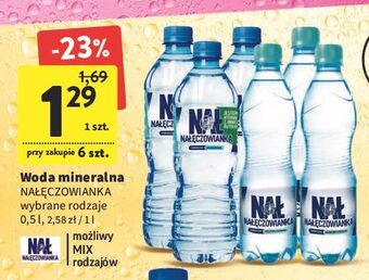 Intermarche Woda delikatnie gazowana nałęczowianka oferta