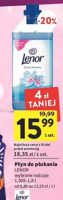 Intermarche Płyn do płukania spring awakening lenor classic oferta