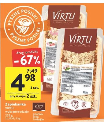 Intermarche Zapiekanka z pieczarkami virtu oferta