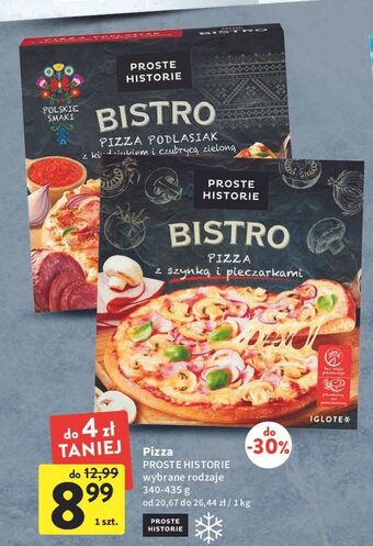 Intermarche Zapiekanka z szynką i pieczarkami iglotex proste historie bistro oferta