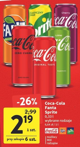 Intermarche Napój sprite oferta