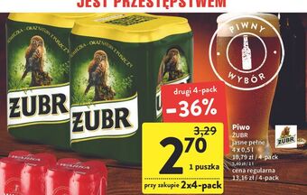 Intermarche Piwo żubr 1768 oferta