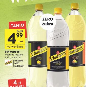 Intermarche Napój lemon zero schweppes oferta