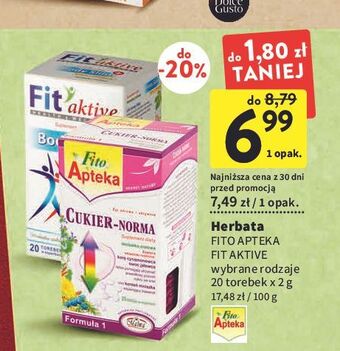 Intermarche Herbatka ziołowa cukier - norma malwa fito apteka oferta