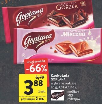 Intermarche Czekolada mleczna goplana oferta