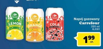 Carrefour Carrefour Napój gazowany 330ml oferta