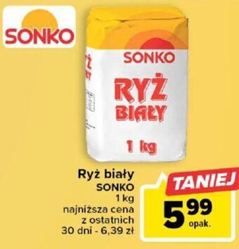 Carrefour Sonko Ryż biały 1kg oferta