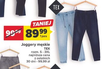 Carrefour Joggery męskie s-3xl tex oferta