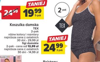 Carrefour Koszulka damska tex oferta