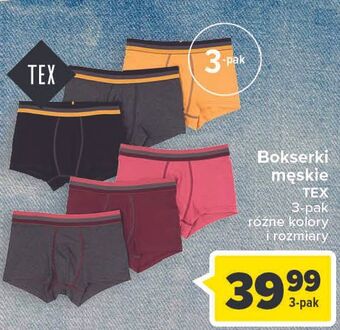 Carrefour Bokserki męskie tex oferta