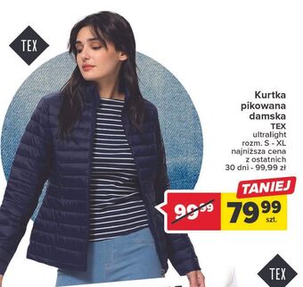 Carrefour Kurtka pikowana damska s-xl tex oferta