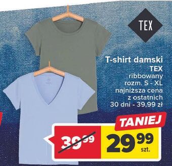 Carrefour T-shirt damski s-xl tex oferta