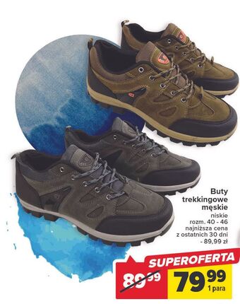 Carrefour Buty trekkingowe męskie rozm. 40-46 oferta