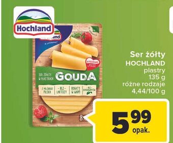 Carrefour Ser gouda plastry hochland oferta
