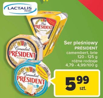Carrefour Ser camembert lekki president oferta
