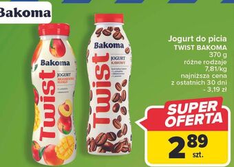 Carrefour Jogurt kawowy bakoma twist oferta