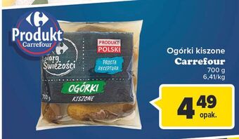 Carrefour Ogorki kiszone carrefour targ świeżości oferta