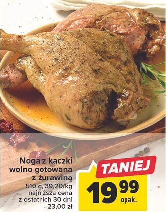 Carrefour Noga z kaczki wolno gotowana żurawiną oferta