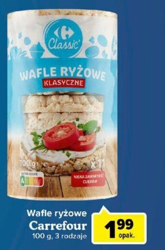 Carrefour Wafle ryżowe 100g