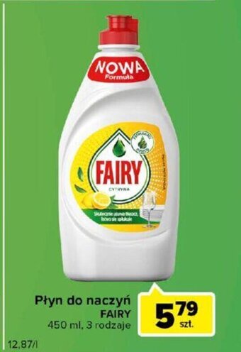 Carrefour Fairy płyn do naczyń 450ml oferta